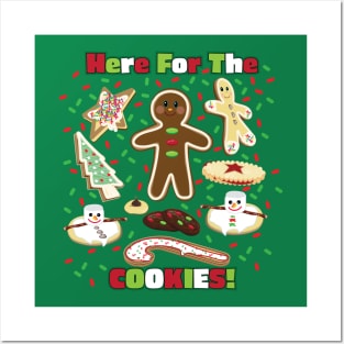 Here for The Christmas Cookies! Posters and Art